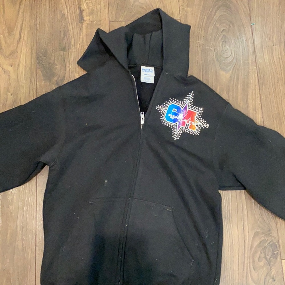 California Allstars Majors bling zip up jacket